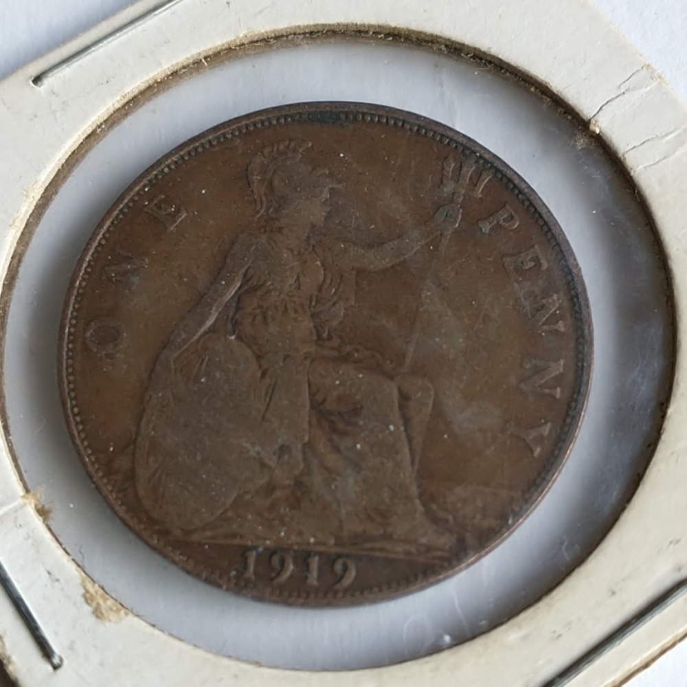 COPY - 1919 Bronze English Penny